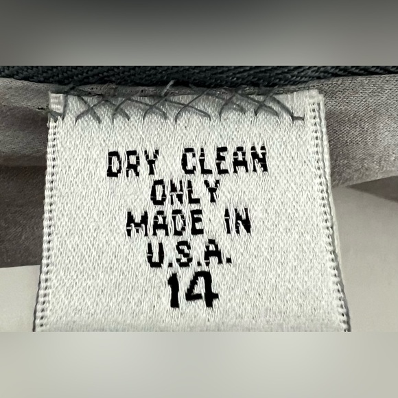 Monique Lhuillier Gray Floral Lace Corset Tank Top Silk Lined 14 - Picture 9 of 9